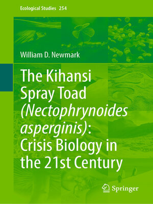 cover image of The Kihansi Spray Toad (Nectophrynoides asperginis)